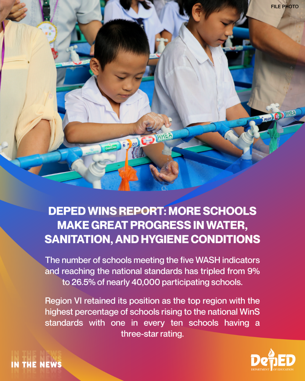 DepEd WinS Report More schools make great progress Read Now!