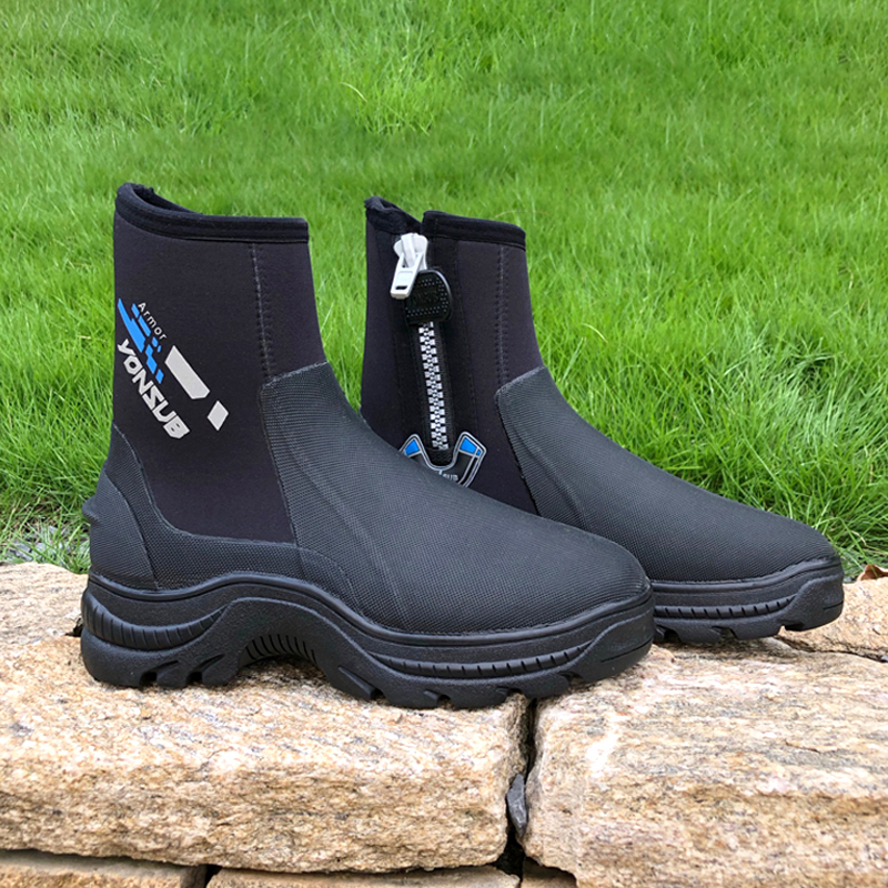 5MM Neoprene AntiSlip Diving Boots AntiPuncture Diving Shoes With
