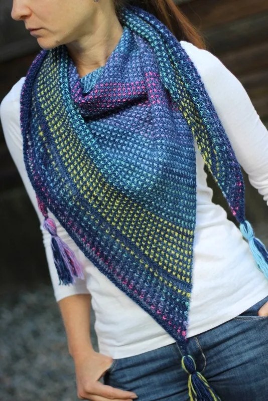 Granville Island Shawl Kit (Knitting) Yoriko Oki