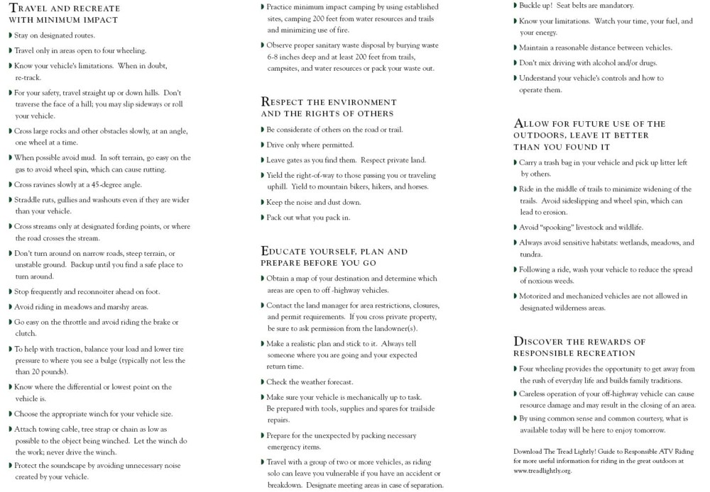 4Wheeler's Code Of Conduct