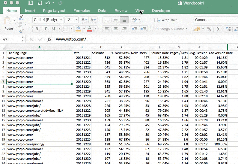 10 Advanced Excel Tricks & Tips For Marketers Yotpo