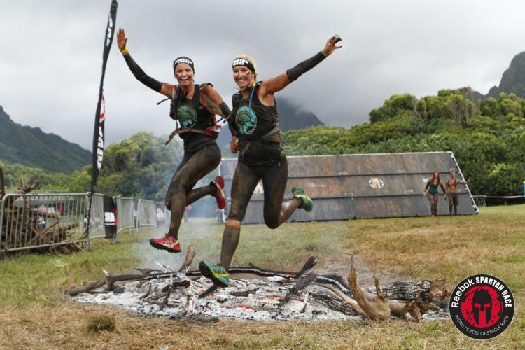 Fire Jump Spartan Race Hawaii