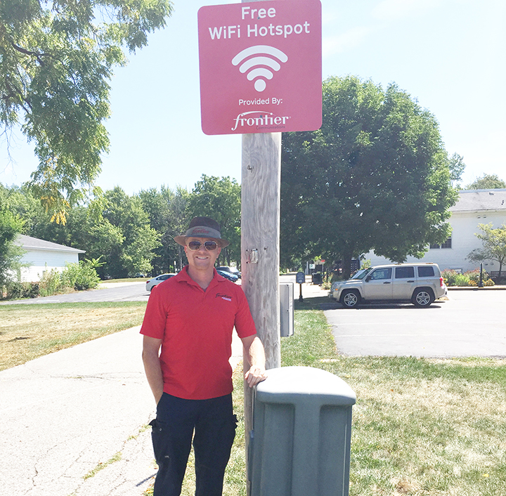 Frontier installs free WiFi in downtown Westfield • Current Publishing