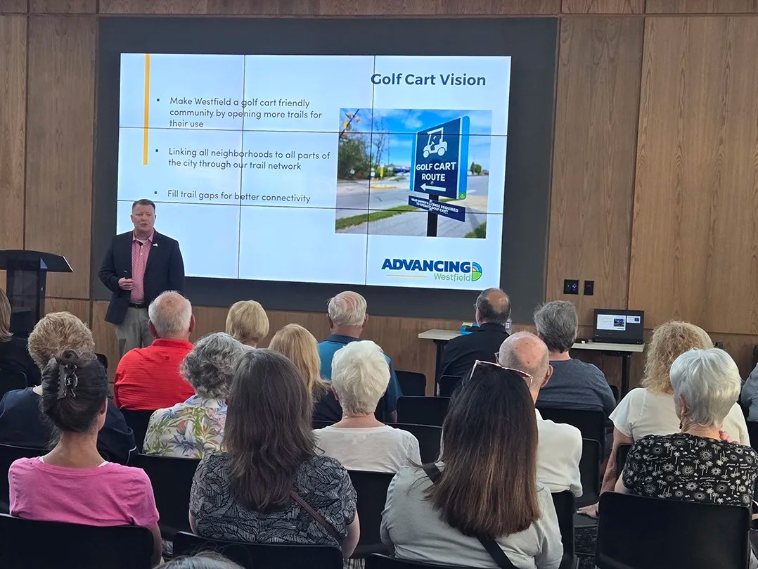 A plan ‘fore!’ trails Mayor introduces idea of Westfield as golf cart