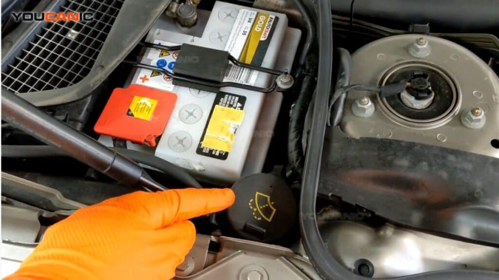 MercedesBenz SLClass R230 Add Windshield Washer Fluid YOUCANIC