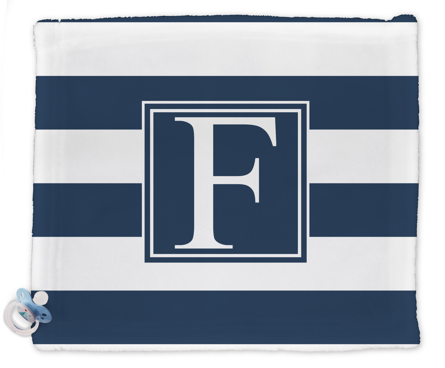 Horizontal Stripe Security Blanket (Personalized) YouCustomizeIt