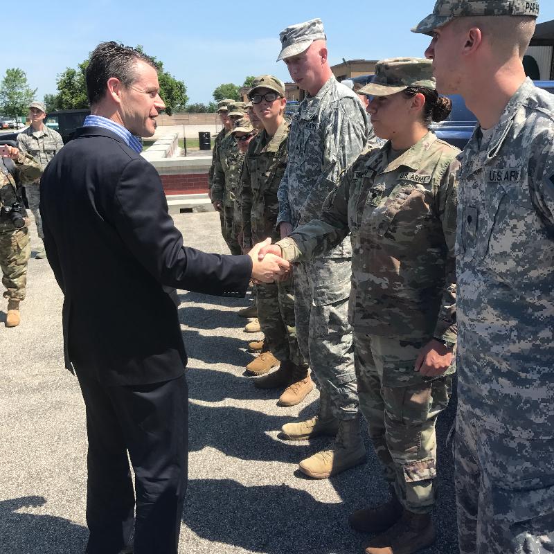 PHOTOS Young Visits Key Indiana Military Bases U.S. Senator Todd