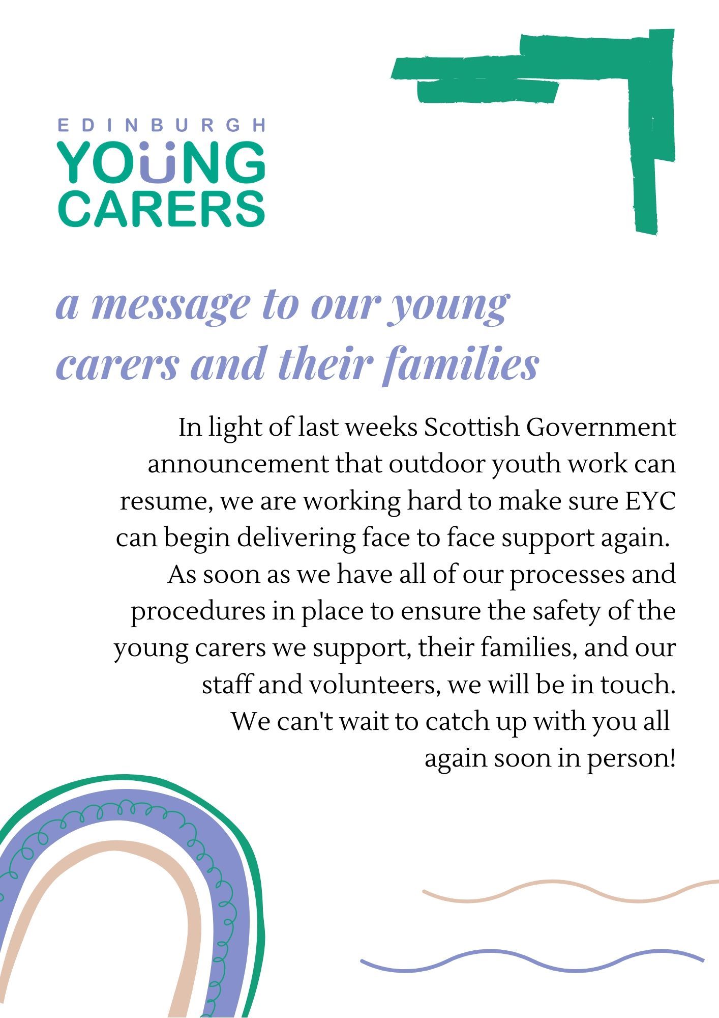 PostLockdown Service Planning Edinburgh Young Carers