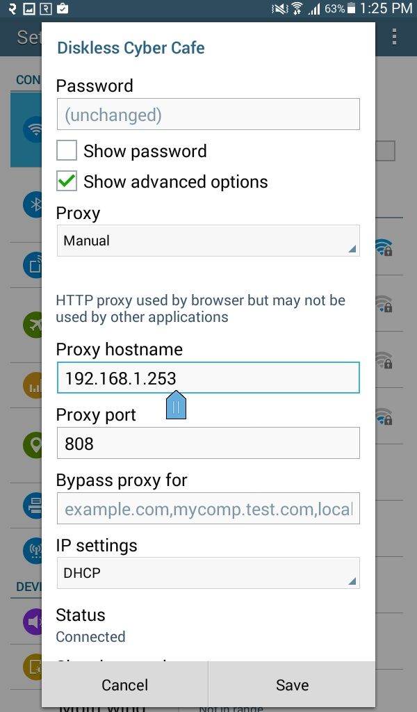 How to use WhatsApp through CCProxy