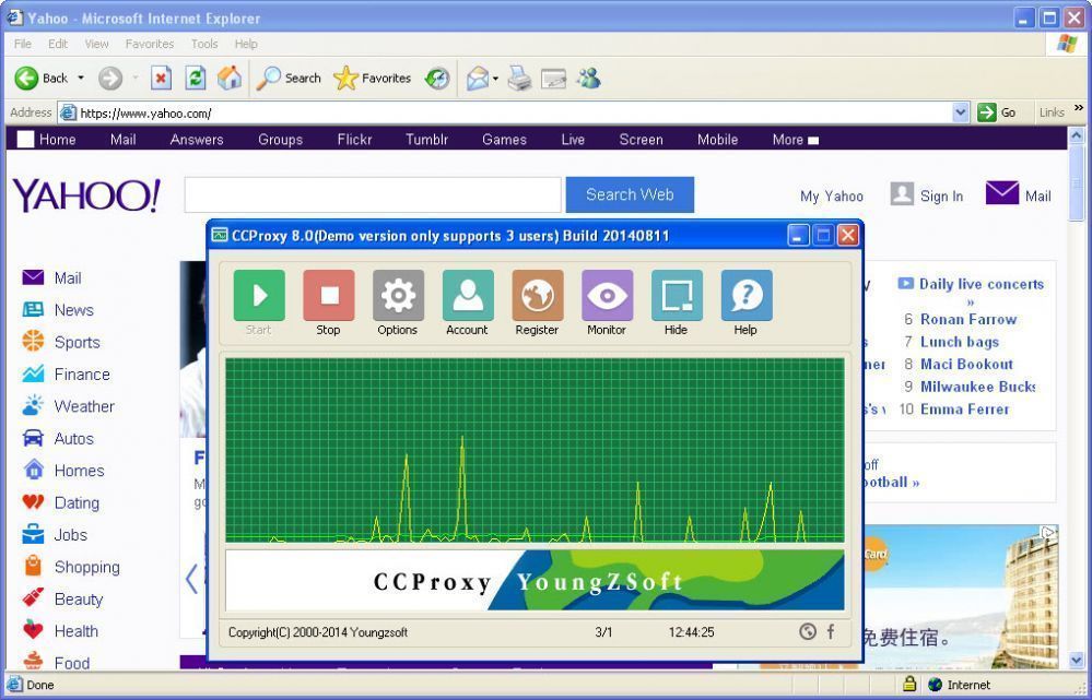 Windows Connection Sharing Use Free Proxy