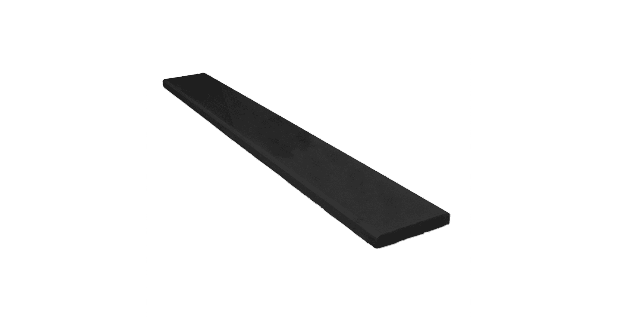 Noir Honed Shower Curb Top 42 x 6.5 x .75 in Luxury Bathroom Products