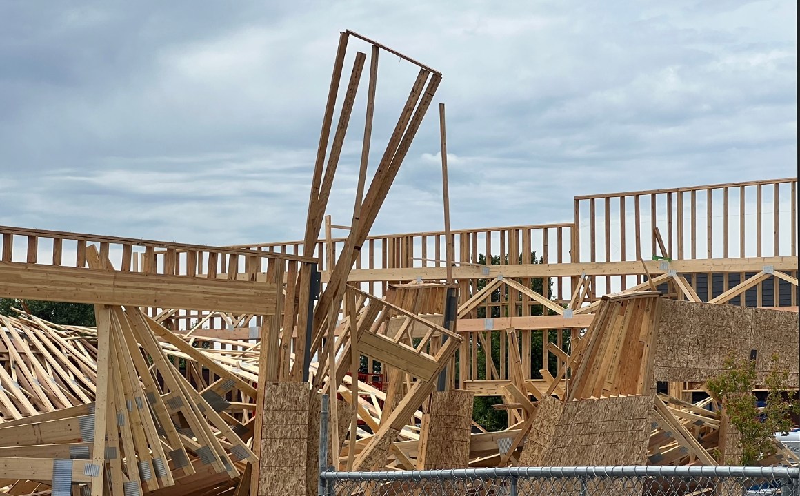 Video Billings Breaking Building under construction collapses on