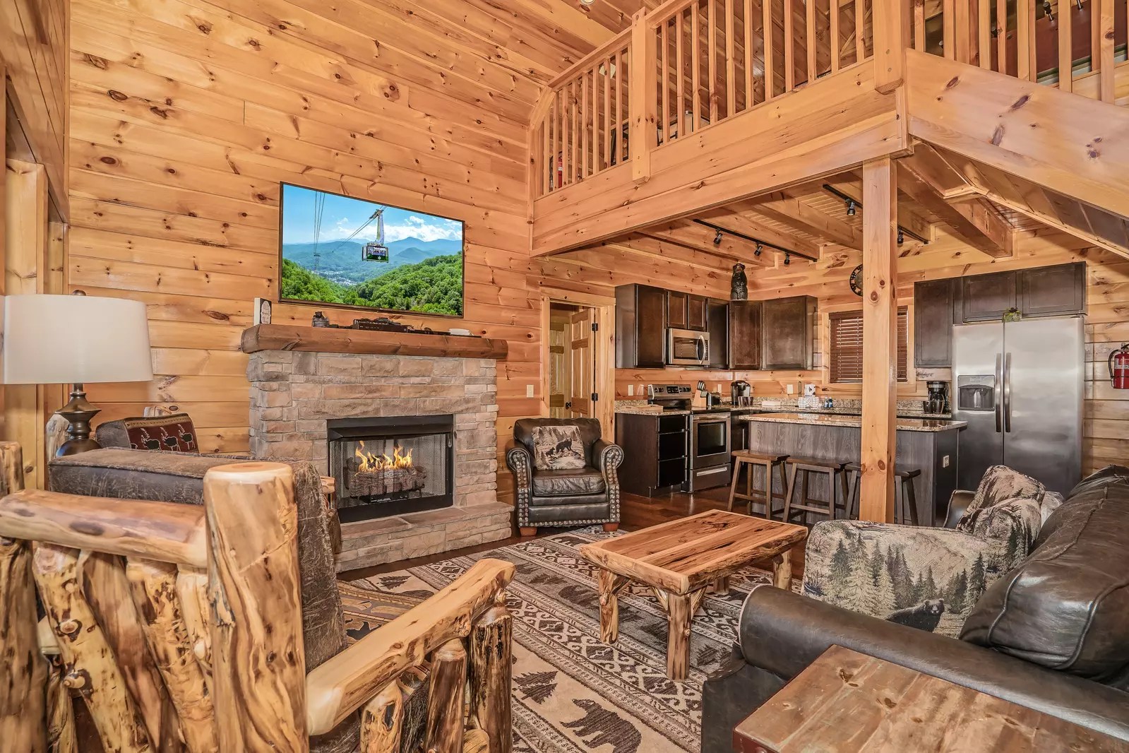 A Grandview Getaway 2 Bedroom Sevierville Cabin Rental
