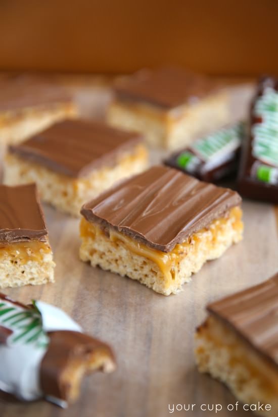 Milky Way Rice Krispie Treats Your Cup of Cake