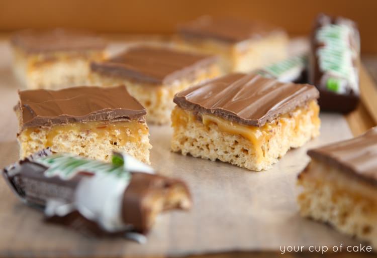 Milky Way Rice Krispie Treats Your Cup of Cake