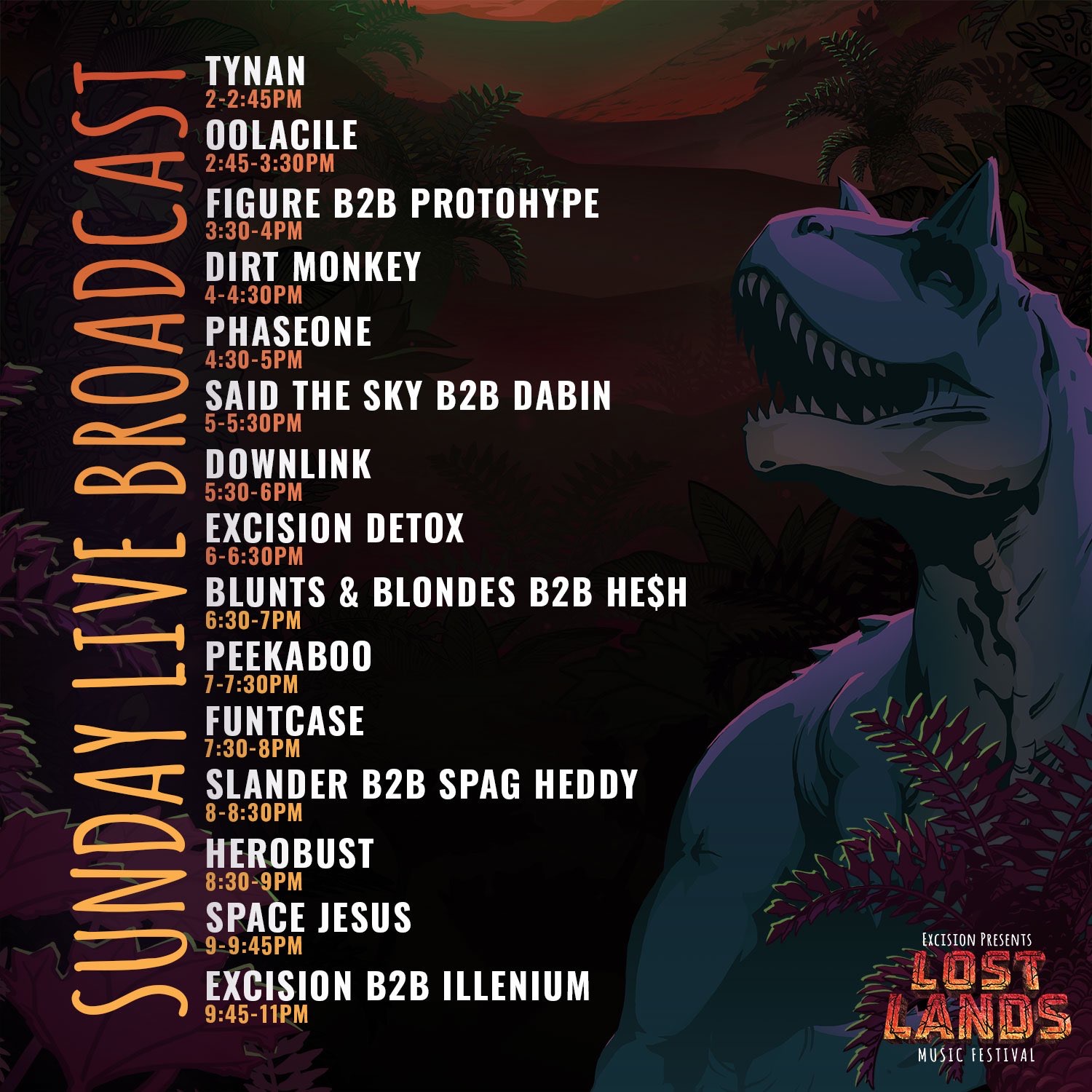 Lost Lands Stream Schedule 2024 Uploaded Day 3 stream for my Couch Lands fam! Cause they tryna be all