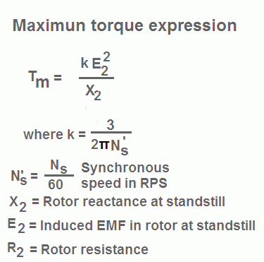 Torque Equation of Induction Motor - Your Electrical Guide