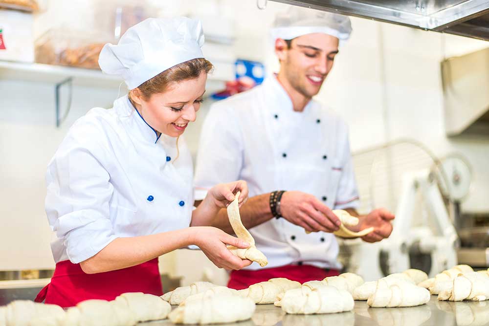 Pastry Chef At Work