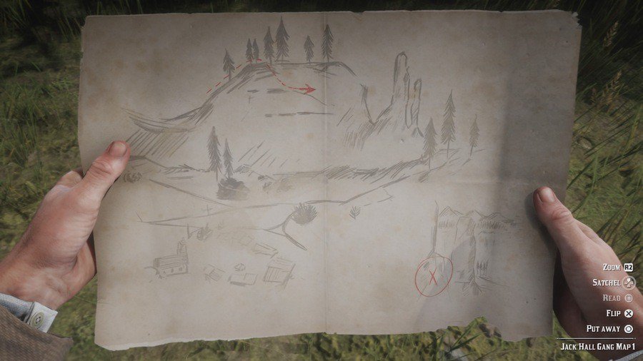 Red Dead Redemption 2 Onde encontrar Mapas Tesouro do Gangue Jack Hall Your Games Zone