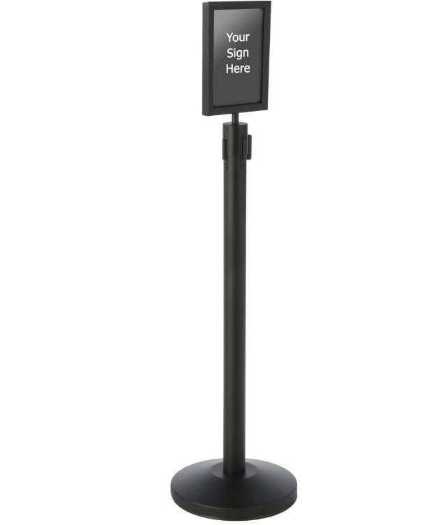 Stanchion Sign Topper Greenroom Prop & Event Furniture Rental