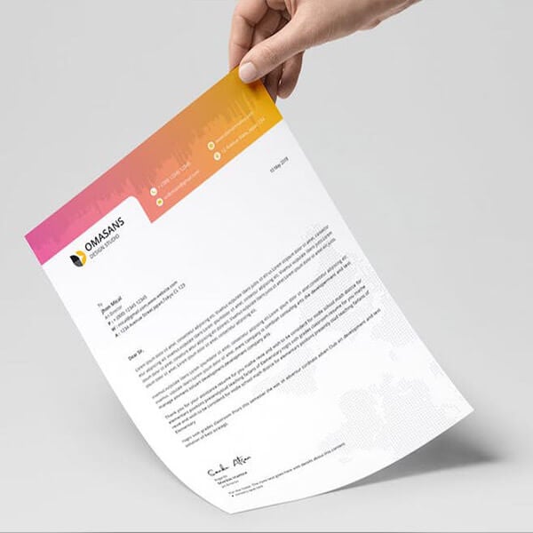 Buy Customized Printed Letterheads Online in India yourPrint