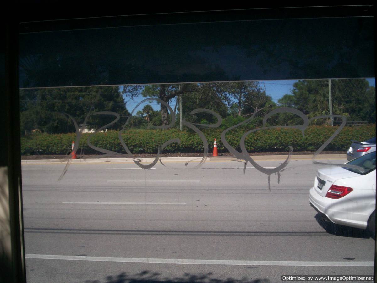 Window Glass Graffiti Removal And Etching Repair Your Scratch Man