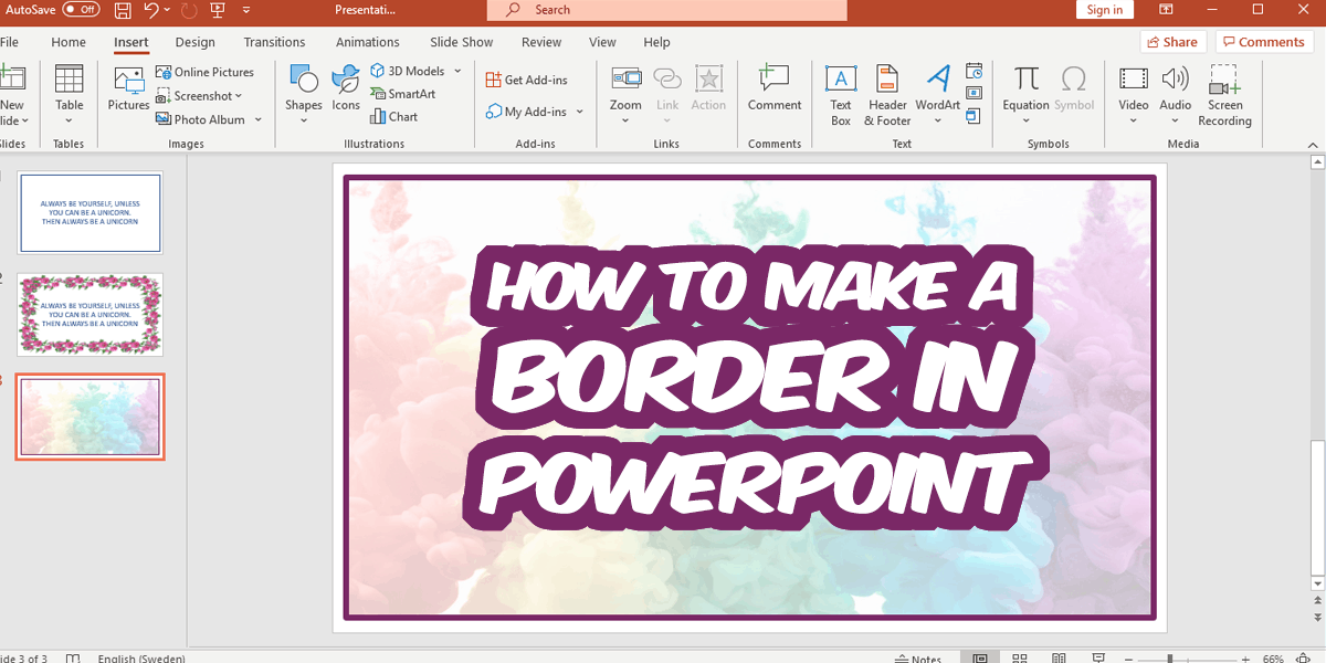 How to Make a Border in PowerPoint StepbyStep Your Slide Buddy