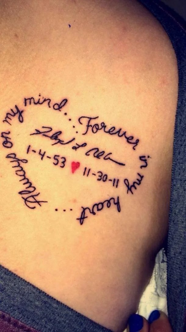25 Best Meaningful Tattoos And Memorial Tattoos In Remembrance Of A Loved One | Yourtango 1084_x_610_jpg