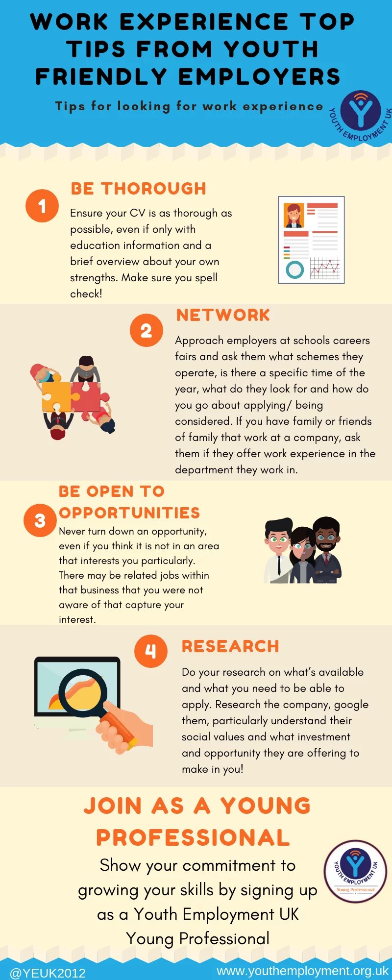 How to find work experience tips from employers Youth Employment UK