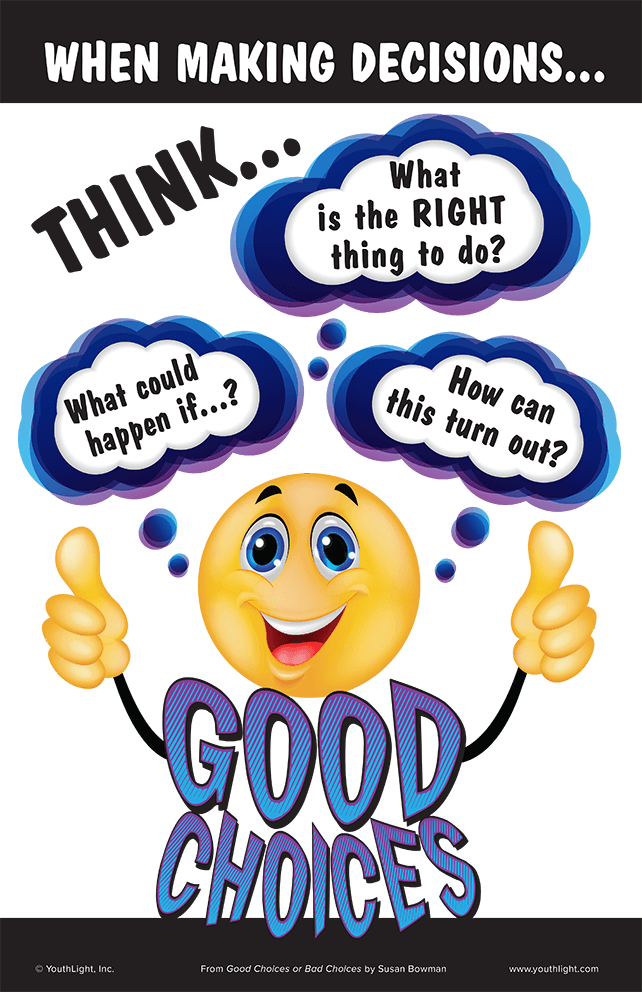 YouthLight Good Choices or Bad Choices Poster Making Decisions