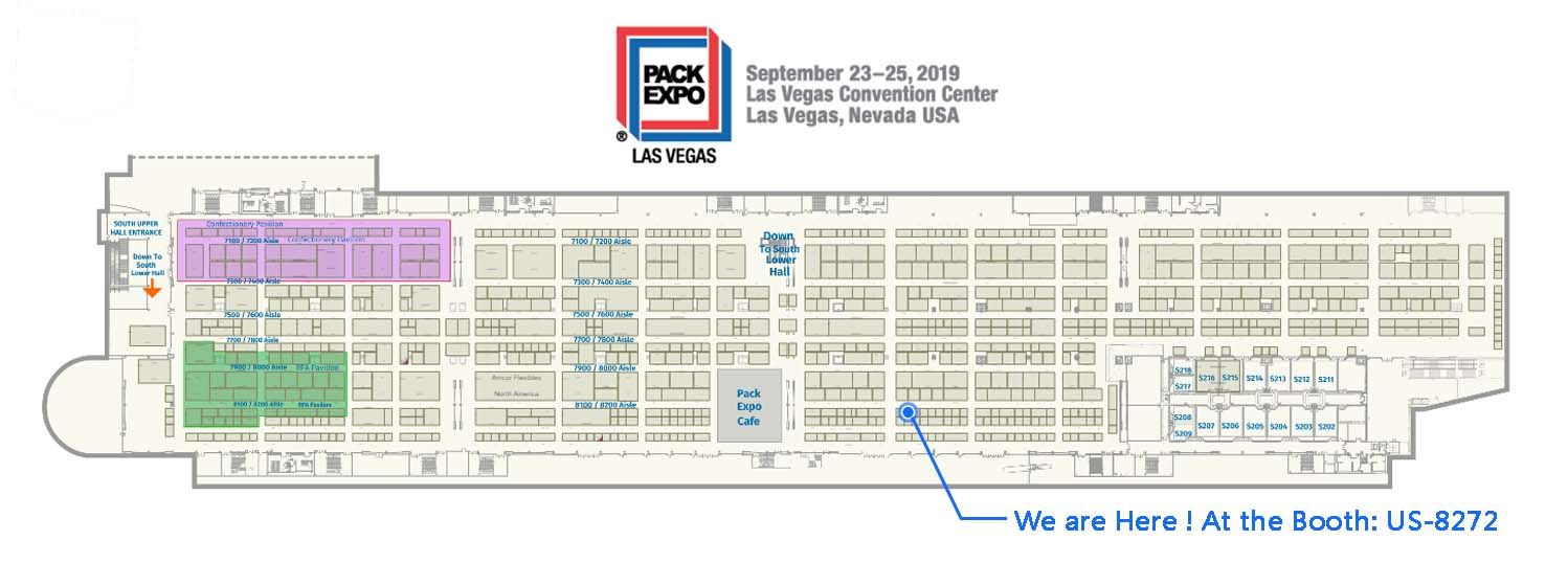Paquete 2019 Expo Las Vegas & Exposición de envases para el cuidado de