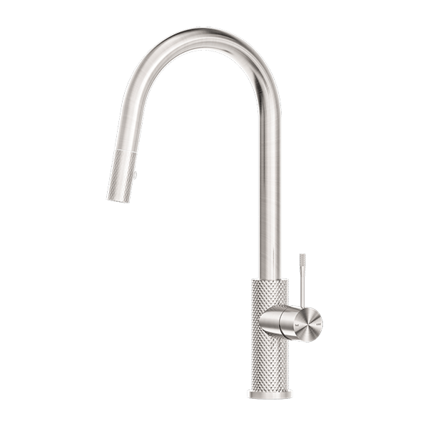 Pull Out Sink Mixer Brushed Nickel Opal Range YSW Tapware