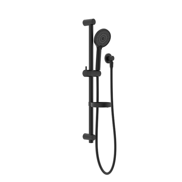 Rail Shower Matte Black Shower Range YSW Tapware