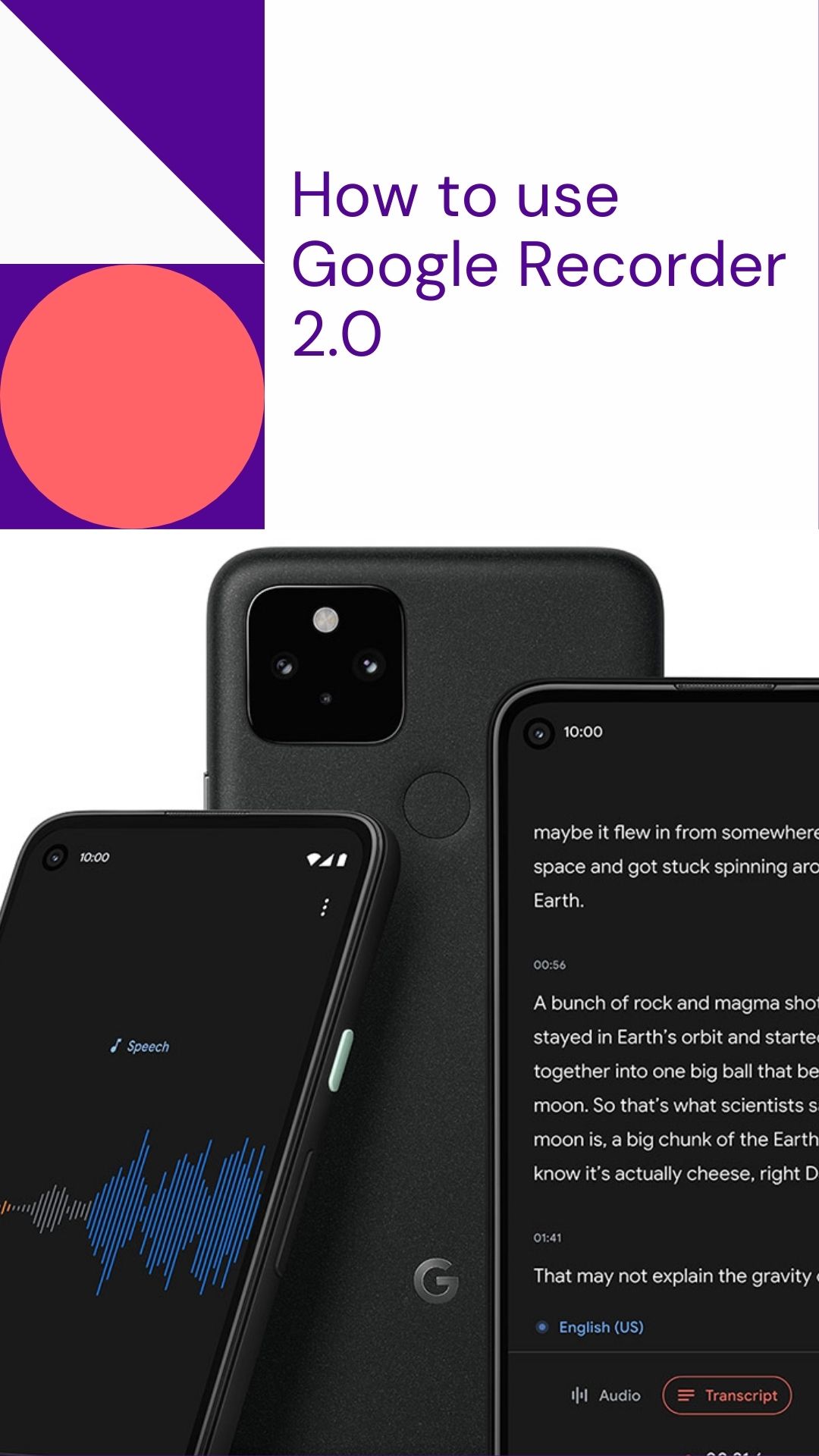 How to use the new Google Recorder app (2.0)