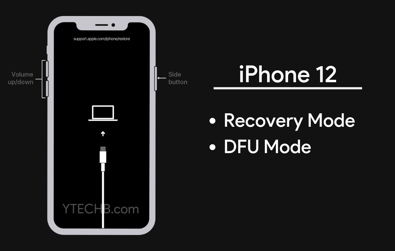 How to Boot iPhone 12 into Recovery Mode and DFU Mode