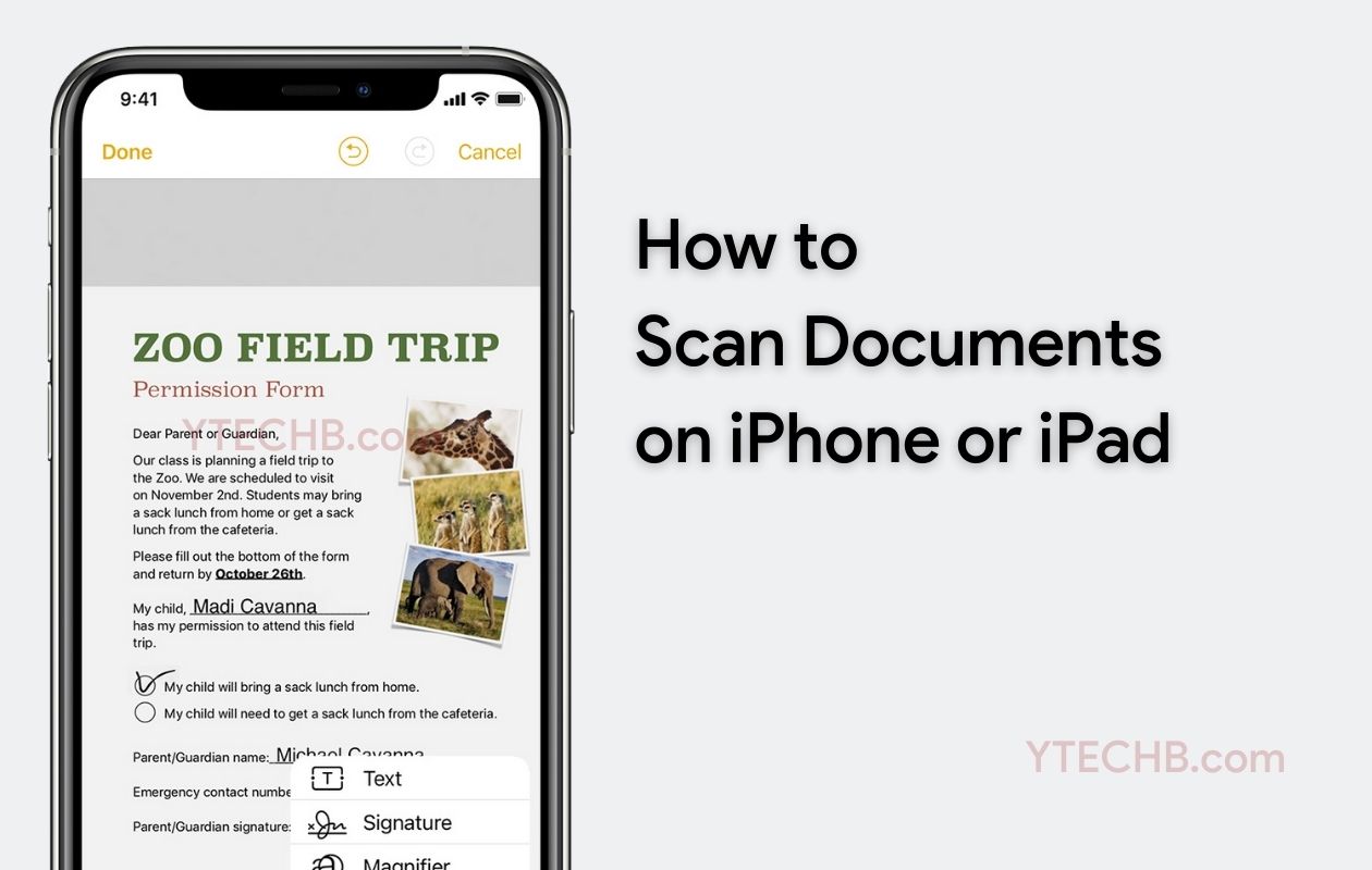 Scan Document Using Iphone / Effortlessly Scan Documents With These