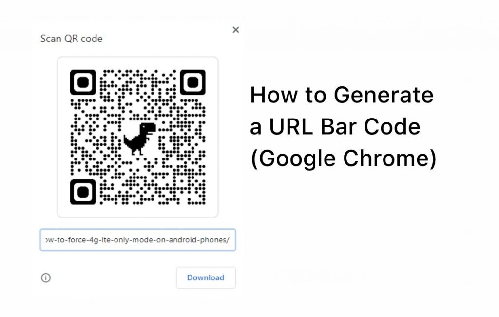 How to Generate QR Code for any URL in Google Chrome