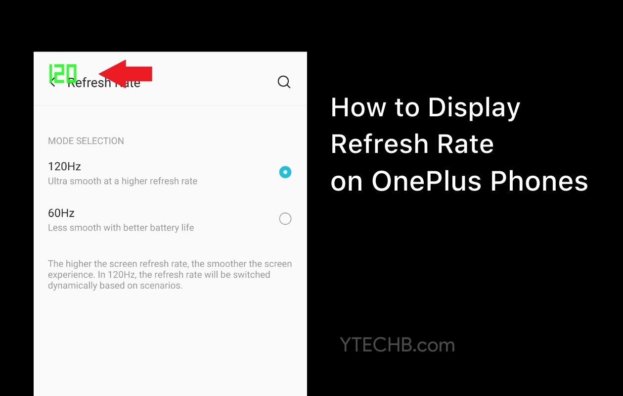 How to Display Refresh Rate on OnePlus Phones [without Any App]