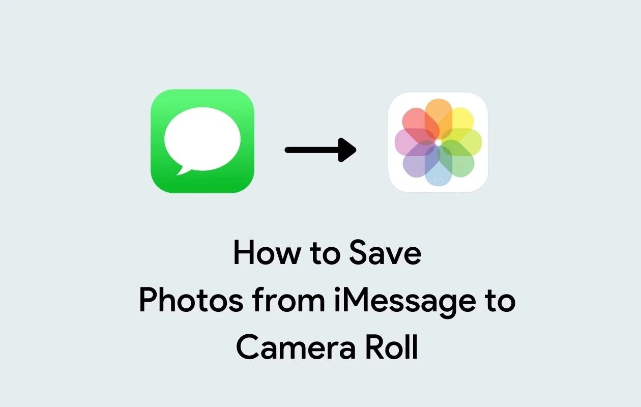 How to Save Photos and Videos from iMessage to Camera Roll