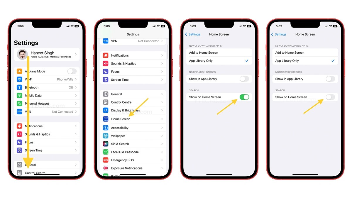 How to Remove the Home Screen Search Button in iOS 16 (Easy)