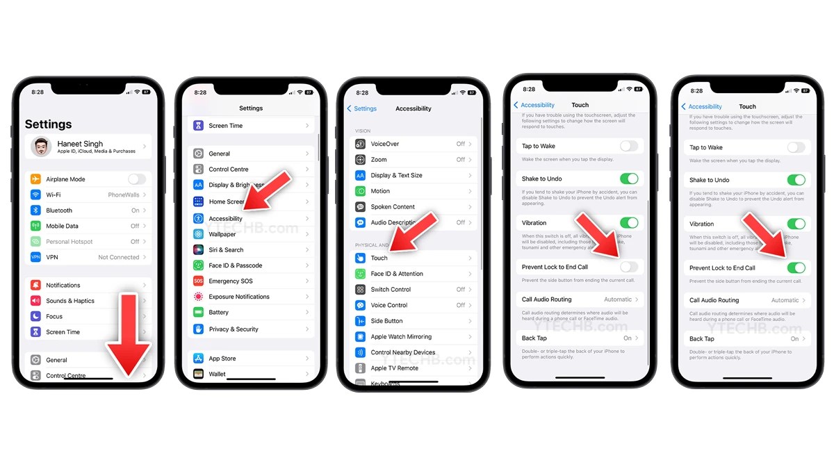 How to Prevent End Call with Power Button on any iPhone [iOS 16]