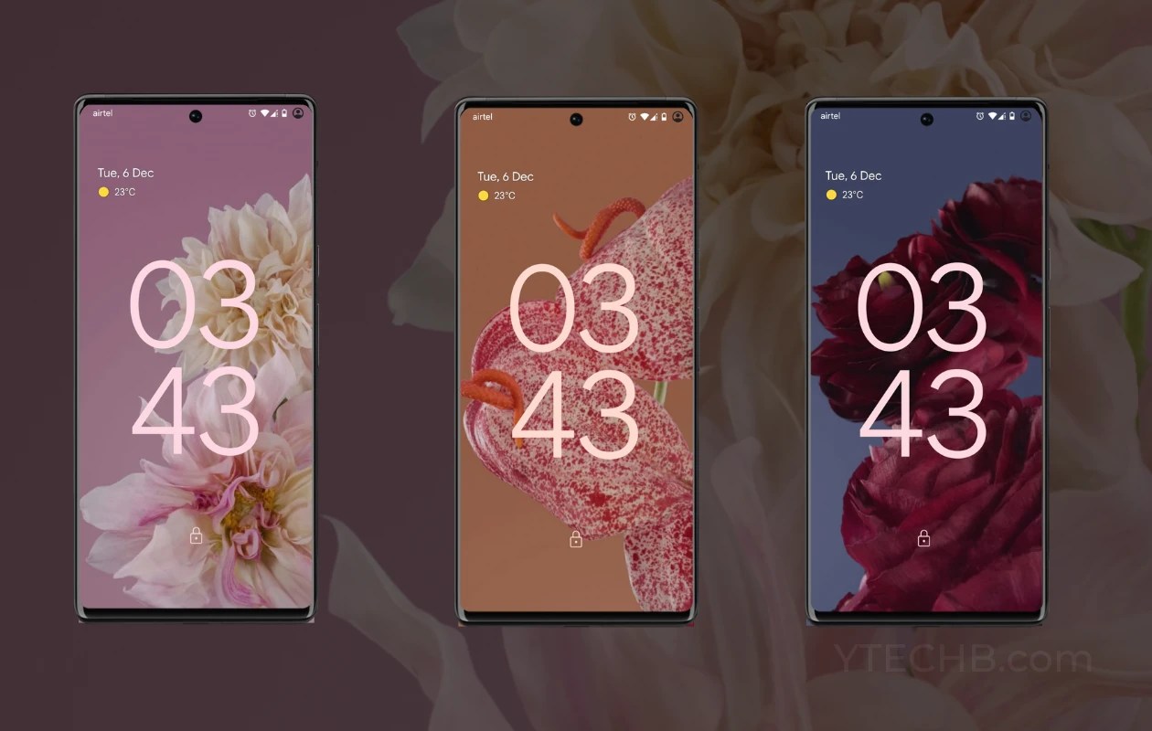 Latest Pixel Feature Drop brings new Live Bloom Wallpapers