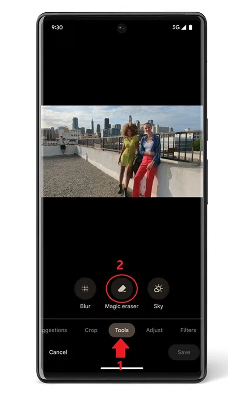 How to use Magic Eraser on Google Pixel 7 Pro