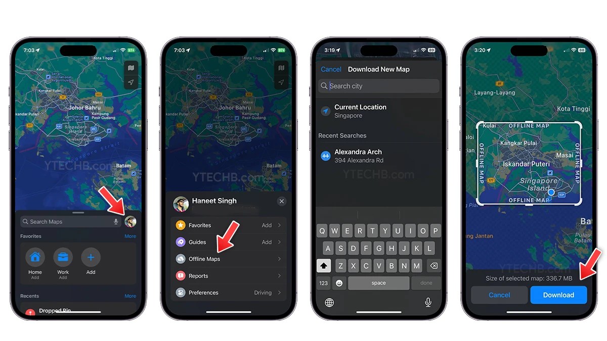 How to use Apple Maps Offline on iPhone [iOS 17] (Tested)