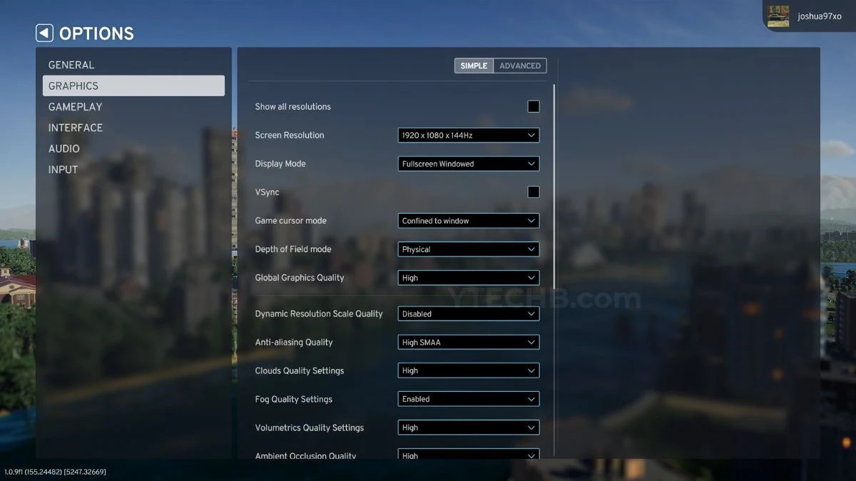Best Performance and Graphics Settings for Cities Skylines 2