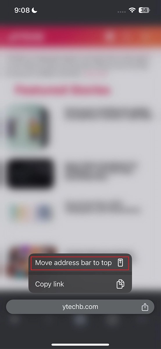 How to Move Address Bar to Bottom on Chrome for iOS