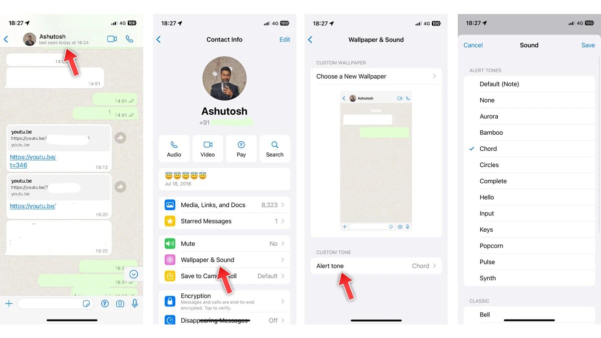 How to Assign Special Alert Tone to Any Contact on WhatsApp