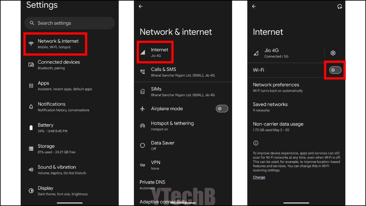 5 Fixes for Android Mobile Network State Disconnected