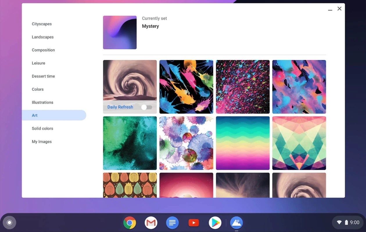 How to change Chromebook Wallpaper, Screensaver, and Color
