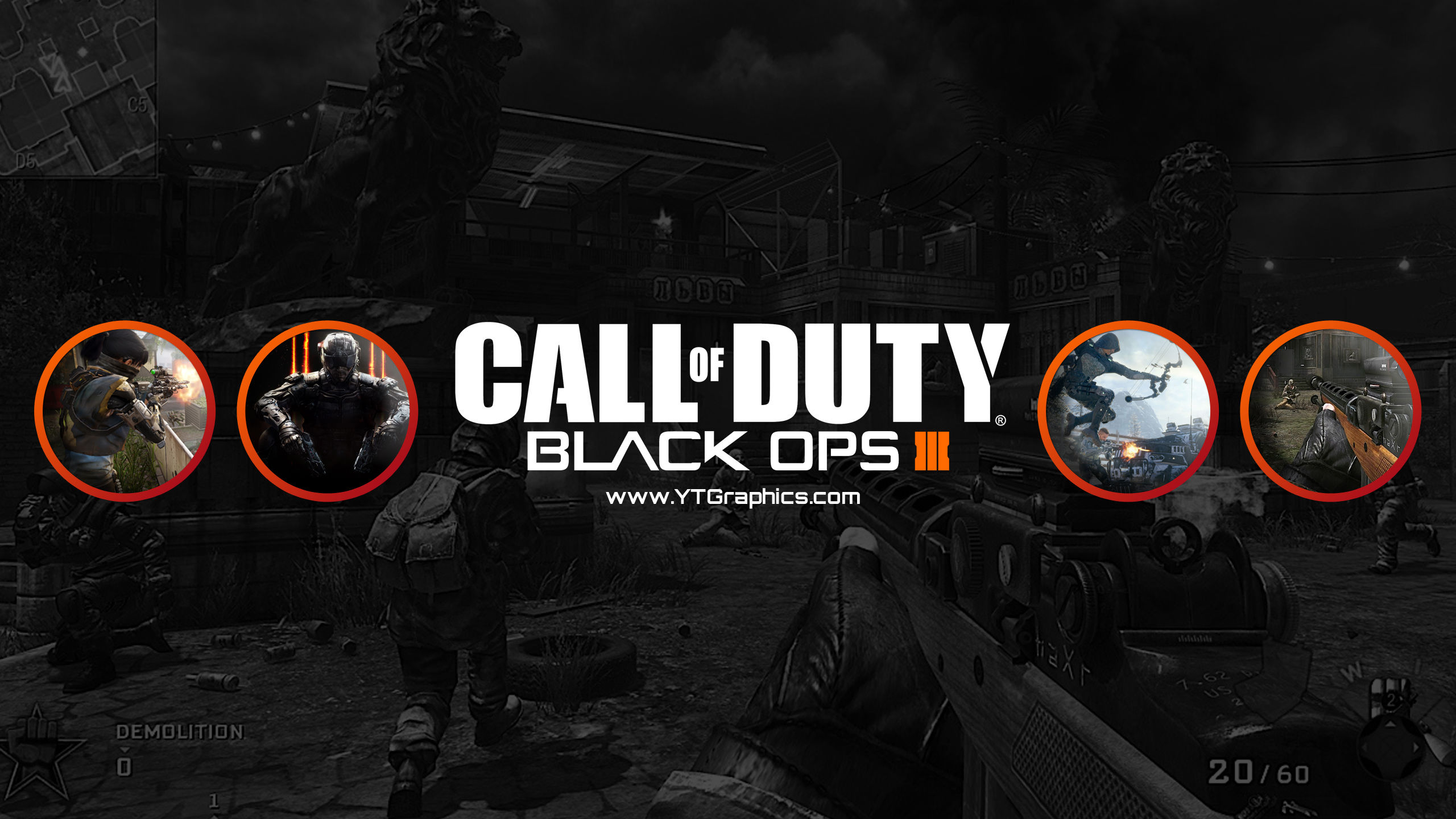 Call of Duty Black Ops III YouTube Channel Art Banners